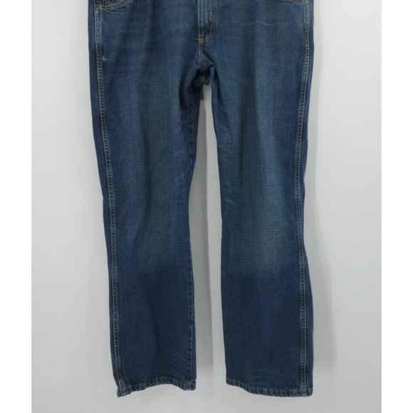 Wrangler Jeans Men 40x432 Blue Denim Straight Western Ranch Cowboy Casual Work - Picture 8 of 13